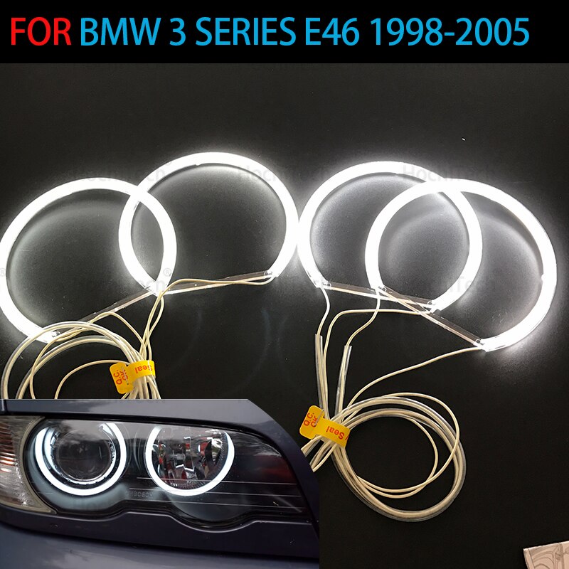 4 Pcs CCFL õ  ŰƮ BMW E46 ܿ    ȭ..